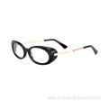 Cheap Stylish Oval Shape Full Rim Glasses Frames Acetate Eyewear